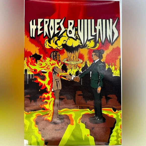 Metro Boomin - Heroes  & Villains - Canvas Poster 🔥 - Picture 1 of 1